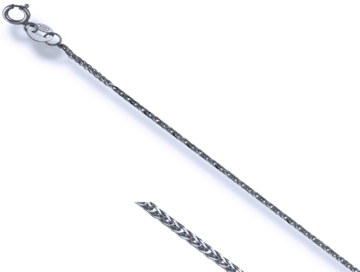 Bílé zlato náramek SPIGA 19cm